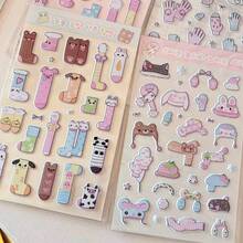 冬季袜子手套围巾帽子3D泡沫贴纸剪贴簿拼贴CCD平板电脑贴纸 - 彩色 - 查看 7