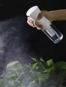 1pc Continuous Mist Spray Bottle, Fine Atomization Pump Sprayer For Facial Toner, Alcohol Disinfection, Kitchen Cooking Oil Sprayer, Olive Oil Mister - Clear Spray Bottle - View 7