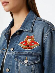 1 pieza Parche bordado de polilla vívida, para planchar o coser, aplicable a ropa, sombreros, zapatos y bolsos - Con respaldo adhesivo, fácil de colocar, bordado delicado, bordado artístico, bordado de animal - Polilla mariposa - Ver 5