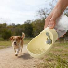 1个防漏宠物饮水器，便携式宠物水瓶，适用于猫狗，旅行喂食器，幼犬饮水碗 - 彩色 - 查看 6