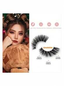 14 Pairs Of 8D Air-Lift False Eyelashes - Handmade With Naturally Voluminous Curls, Perfect For Creating A Gentle Yet Vibrant Everyday Eye Makeup Look - View 6