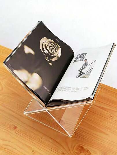 Nordic-Style X-Shaped Bookshelf, Home Office Storage Rack, Student Book Organizer, Simple Storage Rack For Offices And Living Rooms