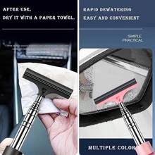 Side Mirror Squeegee,Car Mirror Squeegee,Retractable Car Rearview Mirror Wiper,Portable Car Cleaning Tool For Rainy Foggy Weather,Universal Car 1pcs - Pink - View 10