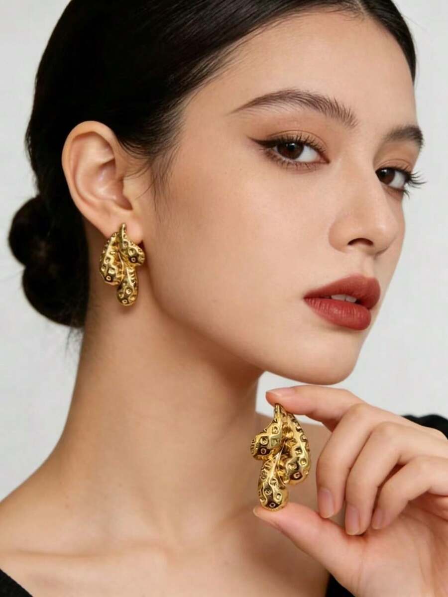 Flower Earrings Valentine's Day, Mom, Mother, Mother's Day, Gift - Multicolor - View 1