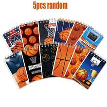 12pcs Football Themed Spiral Notebooks, Student Notebooks, Word Notebooks, Spiral Notebooks, Fabric Notebooks, Memo Pads, School Supplies, Student Prizes, Party Notebooks, Back To School Stationery, Christmas Notebooks - Multicolor - View 16