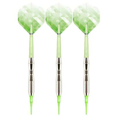 طقم سهام ناعمة الطرف من GOODARTS، 17 جرام ذات لون تدرجي، إبر لوحة السهام الإلكترونية