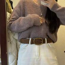 Retro Y2K Style Belt, New PU Leather Belt, Versatile For Jeans And Wide Pants, High-End Feel - A - View 6