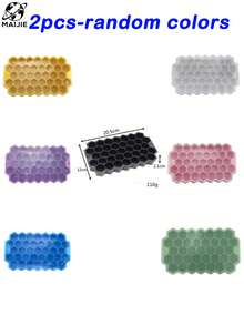 1-5pcs Ice Cube Trays, Easy Release Ice Cube Molds With Spill-Proof Lid, Stackable Ice Cube Tray, Suitable For Cocktails, Coffee - Multicolor - View 21