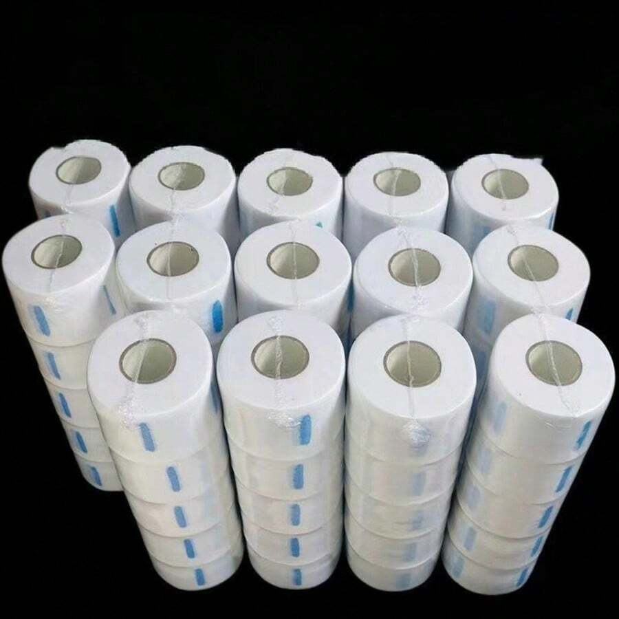 一次性理髮頸條 (每包 480/400/320 片)，專業柔軟美髮配件與工具，為理髮師提供頸部支撐，用於美髮造型，彈性頸條紙包裝，美髮沙龍配件，美髮造型工具，輕巧便攜，男女皆適用，適用於全球各種規模的美髮沙龍，價格實惠，單件購買亦可享批發價！理髮師必備美髮工具！