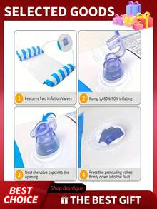 Phao bơi bơm hơi kẻ sọc, giường nổi, ghế võng, giường nổi trên nước, thích hợp cho hồ bơi, bãi biển, thảm nổi thư giãn mùa hè - nhiều màu - Xem 4