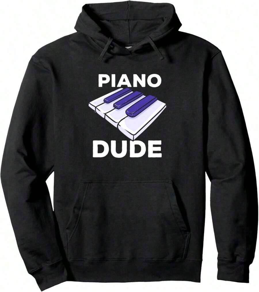 Piano Compatible - Musician And Pianist Hoodie - Pink - View 1