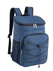 1个简约时尚大容量户外露营、野餐保温冷藏背包、徒步背包 - 彩色 - 查看 9