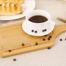 1/2pcs Wooden Serving Tray, Platter, Pizza Plate, Western Style Plate, Snack Plate, Steak Plate, Bamboo Pizza Tray, Pizza Plate, Sushi Tray, Pizza Baking Tray, Kitchen Supplies - Multicolor - View 7