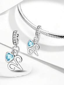 1 mặt dây chuyền hạt cườm 12 con giáp bằng bạc 925, thích hợp để làm vòng tay và dây chuyền cho nữ, quà tặng kỷ niệm, trang sức nữ tinh tế. - Bạc - Xem 6