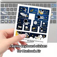 Air Cartoon Keyboard Sticker | PVC Self-Adhesive Decal | Matte Finish | Cute Animal Design | Easy To Apply And Remove | Enhance Laptop Aesthetics, Playful Laptop Upgrade | Adorable Animal Pattern | PVC Sticker, Laptop Keyboard Sticker - View 2