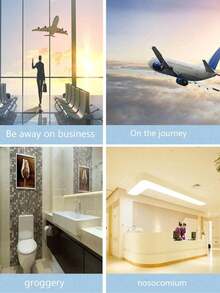 60/50/30/10pcs Disposable Toilet Seat Covers, Thickened Waterproof Washable Travel Toilet Paper Covers, Suitable For Adults, Applicable To Public Restrooms, Camping, Airplanes And Other Places, Portable Toilet Seat Cover Accessories, Travel Essential, Cruise Essential, Bathroom Accessories, Women's Travel Essential, Travel Toilet Seat Covers, Vacation Essential, Camping Essential, Airplane Travel Essential, Toilet Seat Bathroom Decor - Multicolor - View 7