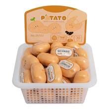 2pcs Asymmetrical Potato Shaped Pencil Erasers, Creative Potato Eraser Realistic Eraser Funny Pretend Play School Supplies High-Quality Pencil Eraser - Sets - View 3