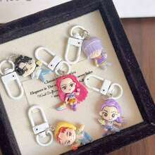 Hasbro Witch Hunter Keychain Anime Peripheral Girl Group High Face Bag Pendant Gift - Random Styles - View 3