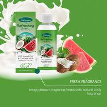 2-In-1 Pet Shampoo & Body Wash, Gentle Cleansing & Nourishing, Long-Lasting Fragrance, Suitable For Cats & Dogs, Makes Fur Soft & Shiny - 100ml - View 7