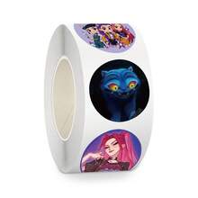 500张动漫人物装饰卷贴纸 DIY手账剪贴簿文具贴纸 - 彩色 - 查看 3