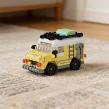 9pcs Mini Car Building Block Set, Micro Particle City Vehicle Model Assembly Toys, Educational DIY Decoration, Children's Birthday Gift - Multicolor - View 13