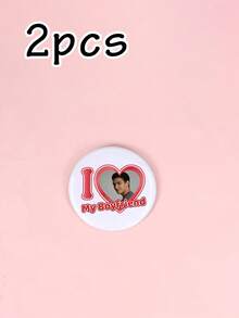 Bộ 1/2/5/100/200 huy hiệu/ghim cài ảnh cá nhân hóa, phong cách lãng mạn dễ thương, trang trí cho ba lô, áo khoác, trang phục hàng ngày, quà tặng huy hiệu ảnh cá nhân hóa cho cặp đôi/người yêu/vợ chồng, huy hiệu trang trí thời trang cho túi xách, mũ, quần áo, huy hiệu kỷ niệm cặp đôi có thể tùy chỉnh văn bản, quà tặng độc đáo - phong cách 4 - Xem 28