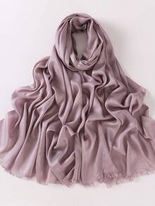 新款透气柔软金色金属光泽穆斯林头巾，春夏款 - 彩色 - 查看 10