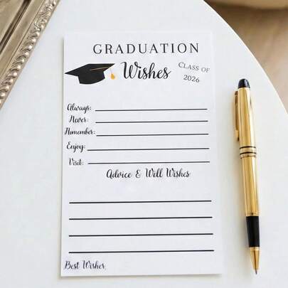 2026年毕业贺卡，2026年毕业派对装饰