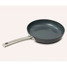 Cookware Set Of 4 Pieces With Stainless Steel Handles And Lids In Hard Anodised Grey. - View 4