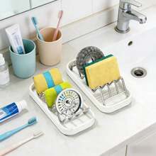 1 khay đựng xà phòng 4 tầng hình lượn sóng có khay hứng nước tháo rời, giá đựng xà phòng bằng thép không gỉ chống gỉ sét, chống trượt và tiết kiệm không gian, lý tưởng cho bàn trang điểm phòng tắm, mặt bàn bếp để giữ xà phòng và dụng cụ vệ sinh gọn gàng, kéo dài tuổi thọ xà phòng và ngăn ngừa vết bẩn do nước. - Nhiều màu - Xem 5