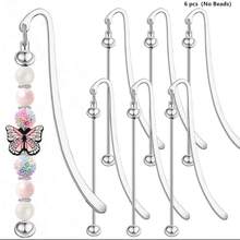 3/6/8/10/12/24pcs Beaded Bookmarks - DIY Bookmarks Metal Bookmarks, Exquisite Beaded Bookmark Tassels, Suitable As Gifts For Book Lovers, Students, Teachers, Friends And Family - Beaded Bookmark - View 8