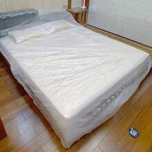 1pc Disposable Furniture Sofa Dust Cover, Elastic Closure Full Coverage Dust-Proof Bed Cover, Renovation Dust Bag - Multicolor - View 16