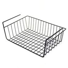Under Cabinet Storage Basket, Hanging Metal Wire Storage Basket, Suitable For Under Cabinet, Multi-Functional Space-Saving Storage Solution, Can Be Used For Kitchen Countertop And Pantry Shelves, Also Suitable For Bathroom, Office And Laundry Room, Equipped With Easy-To-Install Hooks And Slide-Out Access, Create A Neat And Organized Storage Solution, Breathable Open Metal Wire Design - Multicolor - View 6