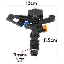 Kit 6 Un. Aspersor De Impacto Irrigação Rosca 1/2 - A - Visão 6