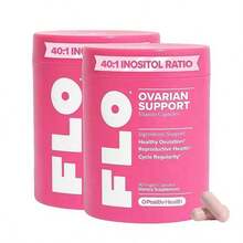 Hormone Balance & Cycle Support Vitamins By FLO : Supplement For Women With Myo-Inositol & D-Chiro-Inositol (40:1 Ratio),DlM, And Folic Acid Optimum Optimum - 2 cái - Xem 1