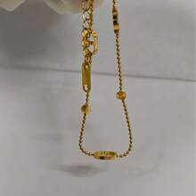 1 PC Fashion Stainless Steel Chain Bracelet Minimalist Waterproof Jewelry For Women Men Daily Wear - Letter Bracelet - View 5