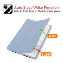 Compatible With Honor Pad X9a 2025/X9 Pro 2024/2025/ V9 2025/X8a 2024/X9 2023/X8 Pro/T 10 Tablet Cases. Features Cellular-Patterned Cooling Back Panel, Drop Protection, Ultra-Thin Design, Smart Kickstand, And Auto-Wake Functionality. - Blue - View 6