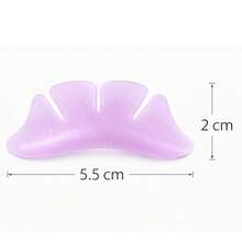 1 par de almohadillas para levantar las pestañas inferiores con varilla elevadora, almohadillas reutilizables de silicona para la permanente de las pestañas inferiores, herramienta profesional para el levantamiento de pestañas (morado y amarillo) - Lila Púrpura - Ver 4