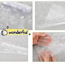 Bộ 4/6/8 tấm lót tủ lạnh và tủ bếp, có thể cắt tỉa, dễ vệ sinh, chống thấm nước, chống trơn trượt, vật dụng thiết yếu cho gia đình, dễ lau chùi bằng khăn ướt. - giống như viên sỏi - Xem 6