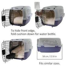 Helen's Pet Bed Multi-Fit Dog Crate Cushion Extra Small Label: S JP Size - Washable Reversible Crate Bed Pad Soft Cushion For Wire Plastic Hard-Sided Crates Carriers Strollers - Single-sided Faux Fur - View 6