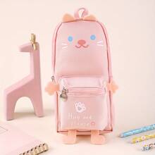 恐龙造型铅笔盒，可爱卡通设计，极具吸引力，大容量多层收纳，轻巧便携，适合中小学生，创意返校礼物文具收纳盒 - 卡通 - 查看 10