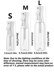 1pc Continuous Mist Spray Bottle, Fine Atomization Pump Sprayer For Facial Toner, Alcohol Disinfection, Kitchen Cooking Oil Sprayer, Olive Oil Mister - Clear Spray Bottle - View 12