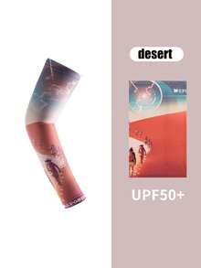 1 Pair Summer Ice Silk Sun Protection Arm Sleeves, Unisex Breathable Casual Ice Cool Outdoor Driving Cycling UV Protection Sleeve Covers - A - View 4