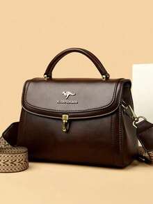 Dedoo 2026 Mother's Day First Choice Handbag, High-Quality Luxury Designer Crossbody Bag, Large Capacity Solid Color Shoulder Bag - Coffee - View 5