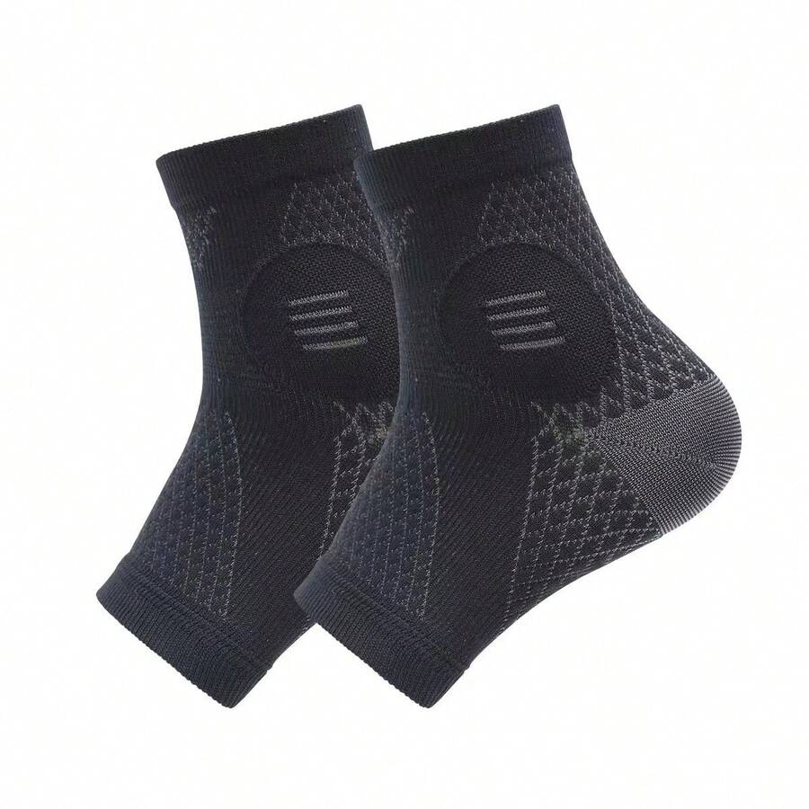 Ankle Compression Socks With Arch And Ankle Support - Toeless Design Provides Elastic Foot Support, Suitable For Daily Wear And Outdoor Activities - Multicolor - View 1