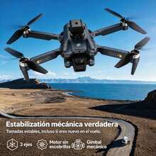 Drone With Camera For Adults, Equipped With A 4K Camera, With A Foldable Three-Axis Gimbal, Extended Flight Time, Remote Control With High-Definition Screen, Automatic Return To Home Function And Beginner Mode, With - View 4