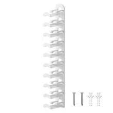 1pc/2pcs Hat Storage Organizer Rack Baseball Cap Holder Wall-Mounted Hat Rack - Strong Load-Bearing Capacity, Multi-Function Closet Organizer For Home And Office, Space-Saving Display For Caps, Easy Mounting, Durable Construction, Tidy Closet And Dorm Room Display, Ideal Gift For Colleagues, Friends, And Family - White - View 12