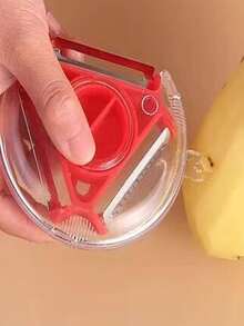 3-In-1 Peeler Kitchen Multifunctional Fruit And Vegetable Shredder Peeler Potato Shredder Cutter Vegetable Cutter Peeler Grater Three Pieces Set Essential For RV Kitchen Camping - Multicolor - View 6