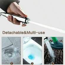 3 Modes Adjustable Water Output Handheld Shower Head - 1pc Pressurized Shower Head With One Button Water Stop - Bathroom Hardware, Bathroom Accessories - Showerhead - View 8