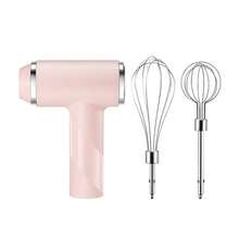 Wireless Handheld Electric Egg Beater, 5-Speed Variable Frequency Cream Mixer, Ultra-Quiet Baking Tool For Cake, Mousse, Whipped Cream - Rechargeable, Lightweight - Multicolor - View 10